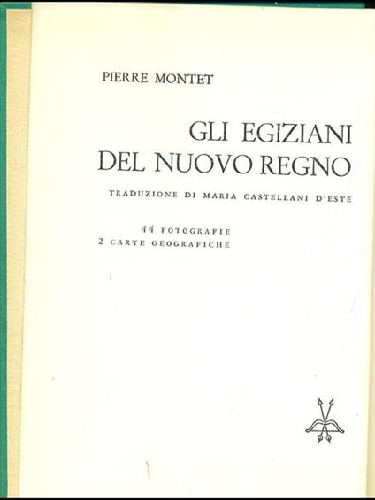 Gli egiziani del nuovo regno - Pierre Montet - copertina