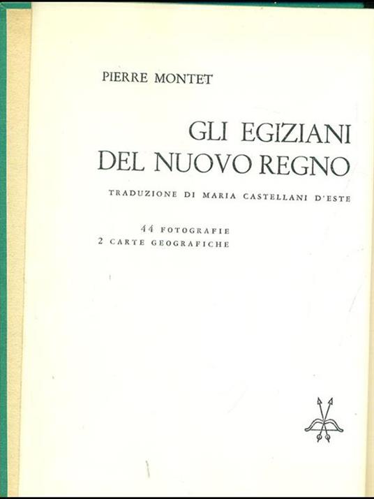 Gli egiziani del nuovo regno - Pierre Montet - copertina