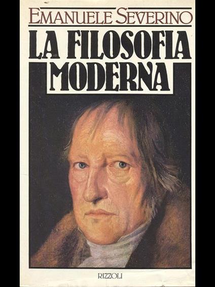 La Filosofia moderna - Emanuele Severino - copertina