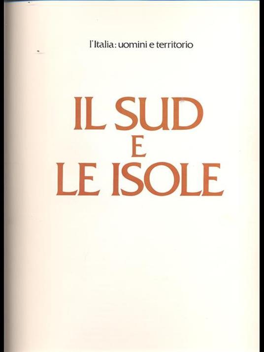 Il Sud e le Isole - Eugenio Turri - copertina