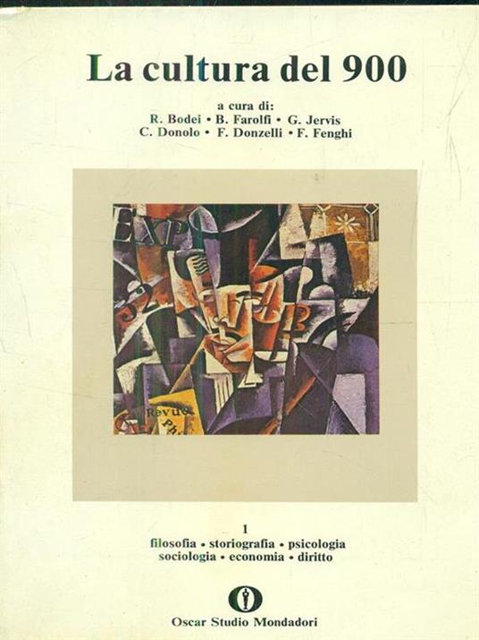 La cultura del 900 / 1 - copertina