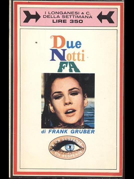 Due notti fa - Frank Gruber - copertina