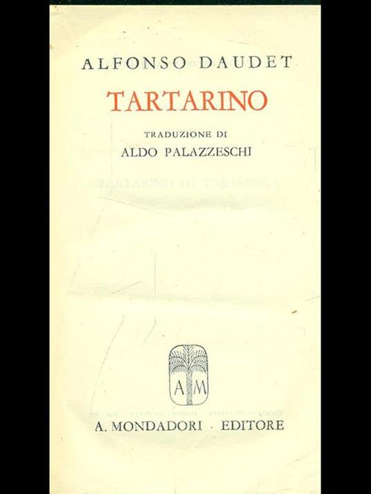 Tartatino - Alphonse Daudet - copertina