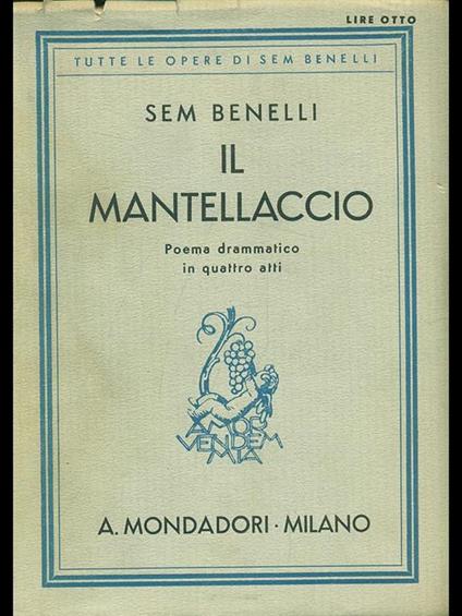 Il mantellaccio - Sem Benelli - copertina