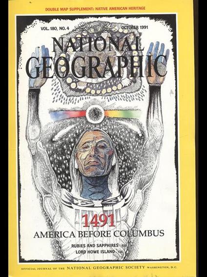 National Geographic. Vol. 180 n 4october 1991 - copertina