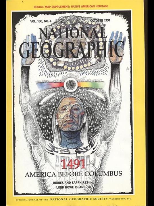 National Geographic. Vol. 180 n 4october 1991 - copertina