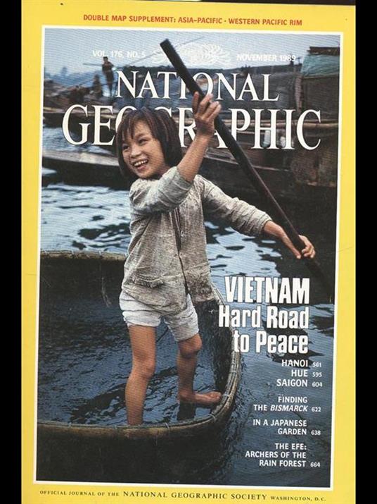 National Geographic. Vol. 176 n 5november 1989 - copertina
