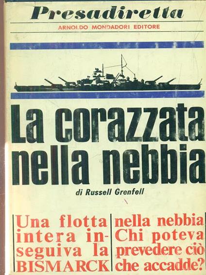 La corazzata nella nebbia - Russell Grenfell - copertina