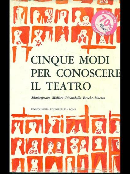 Cinque modi per conoscere il teatro - Vittorio Gassman - copertina