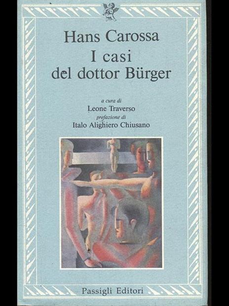 I casi del dottor Burger - Hans Carossa - copertina
