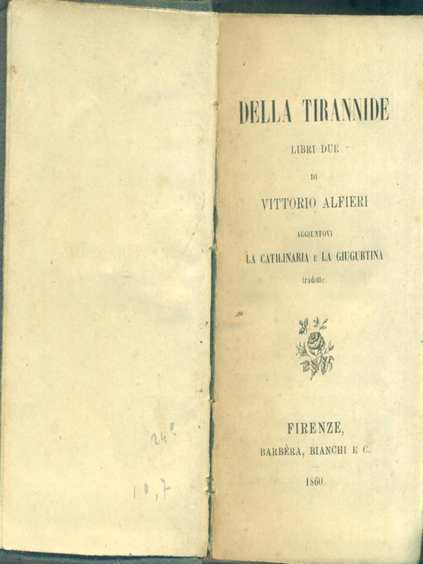 Della Tirannide