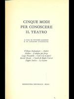 Cinque modi per conoscere il teatro