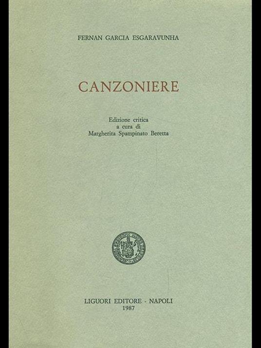 Canzoniere - copertina