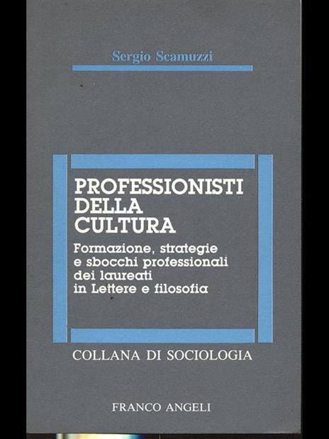 Professionisti della cultura. Formazione, strategie e sbocchi professionali dei laureati in lettere e filosofia - Sergio Scamuzzi - 3