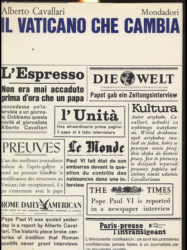 Il Vaticano che cambia