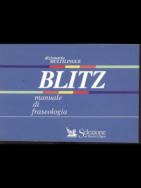 Blitz. manuale di fraseologia - copertina