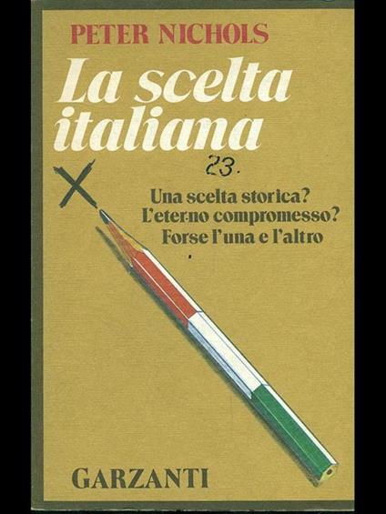 La scelta italiana - Peter Nichols - copertina