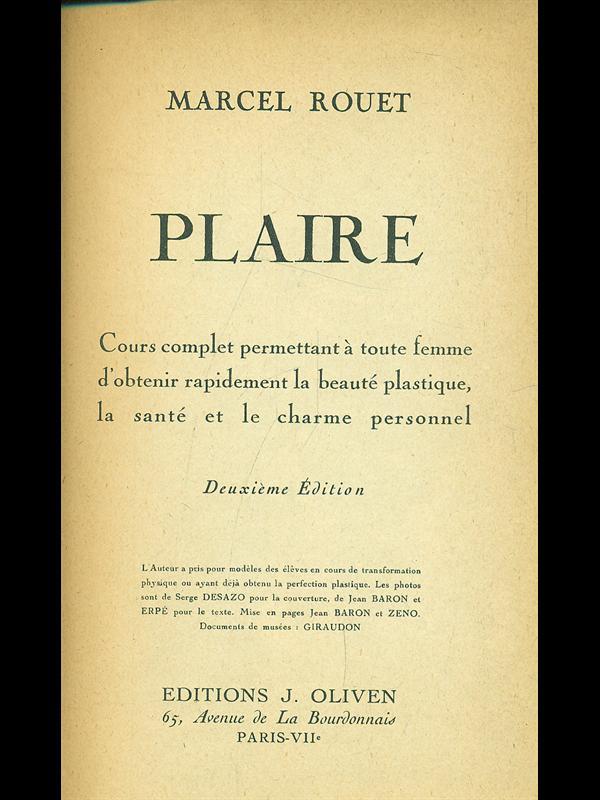 Plaire