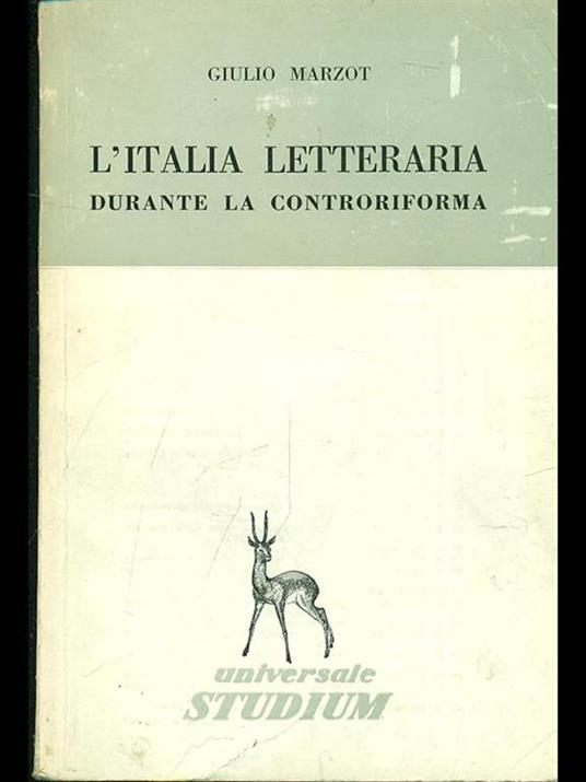 L' Italia letteraria durante la Controriforma - copertina