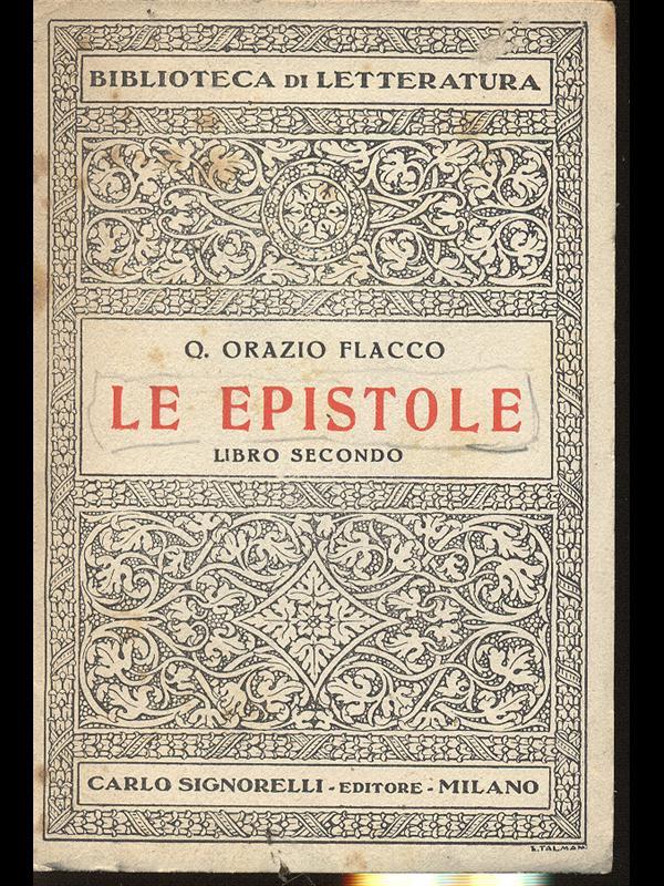 Le Epistole. Libro secondo