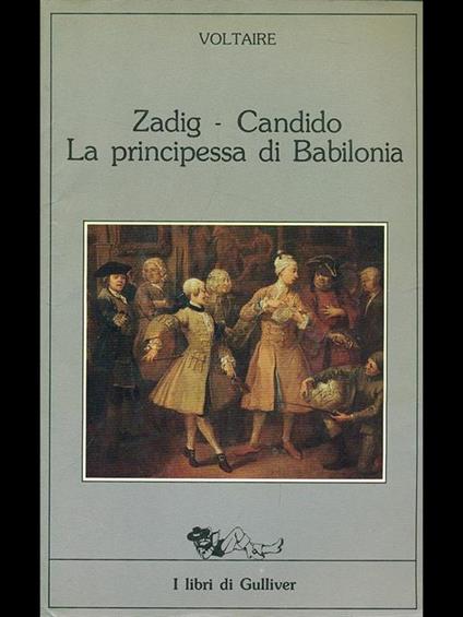 Zadig - Candido - La principessa di Babilonia - Voltaire - copertina