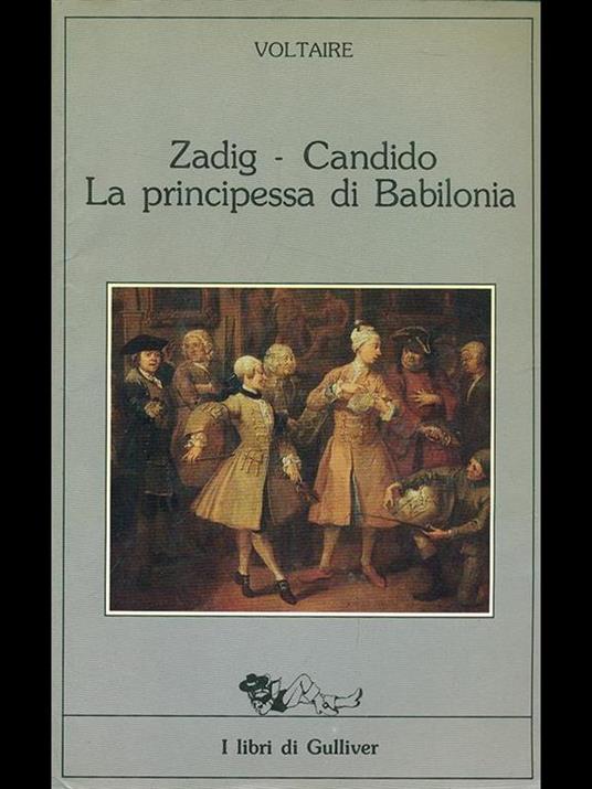 Zadig - Candido - La principessa di Babilonia - Voltaire - copertina