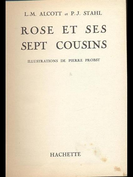 Rose et ses sept cousins - Louisa May Alcott - copertina