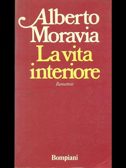 La vita interiore - Alberto Moravia - copertina