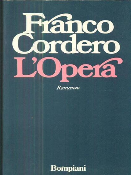 L' Opera - Franco Cordero - copertina