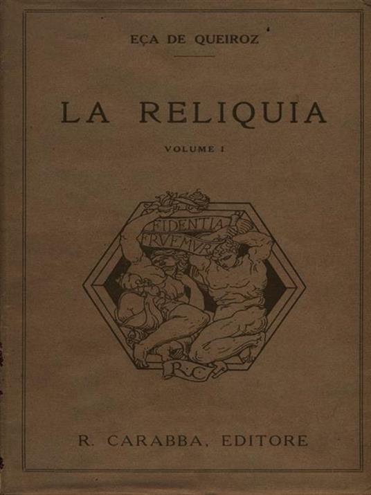 La reliquia 2vv - copertina