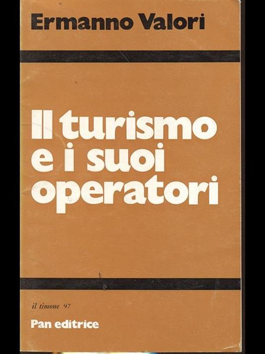 Il turismo e i suoi operatori - copertina