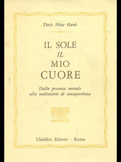 Il sole il mio cuore - Thich Nhat Hanh - copertina