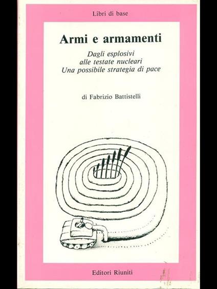 Armi e armamenti - Fabrizio Battistelli - copertina