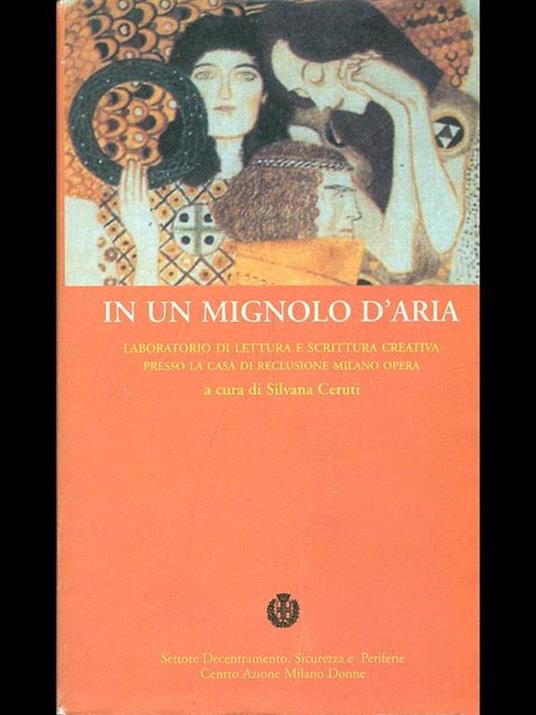 In un mignolo d'aria - Silvana Ceruti - copertina