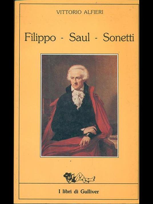 Filippo. Saul. Sonetti - Vittorio Alfieri - copertina