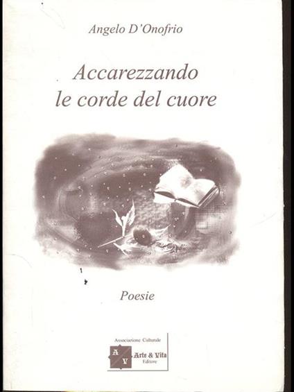 Accarezzando le corde del cuore - Angelo D'Onofrio - copertina
