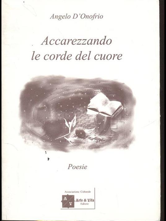 Accarezzando le corde del cuore - Angelo D'Onofrio - copertina