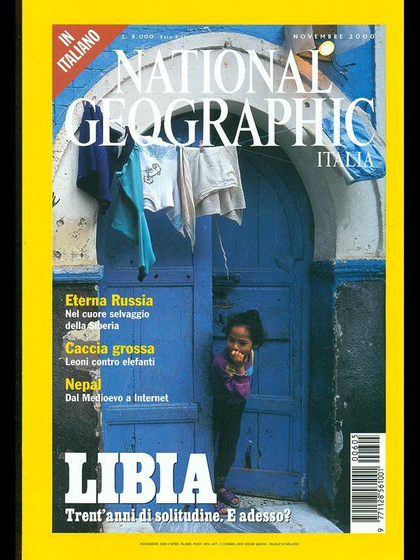 National Geographic Italia. Novembre 2000Vol. 6 N. 5