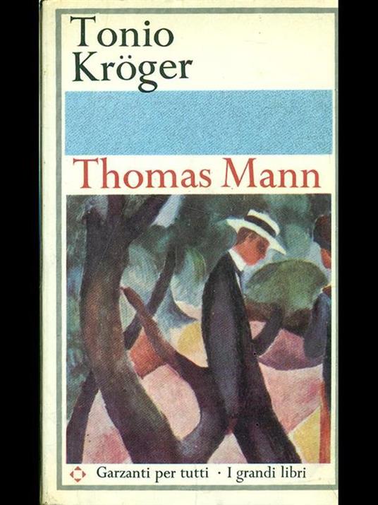 Tonio Kroger - Thomas Mann - copertina