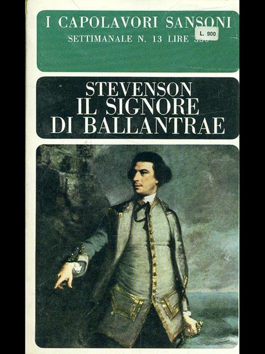 Il signore di Ballantrae - Robert Louis Stevenson - copertina
