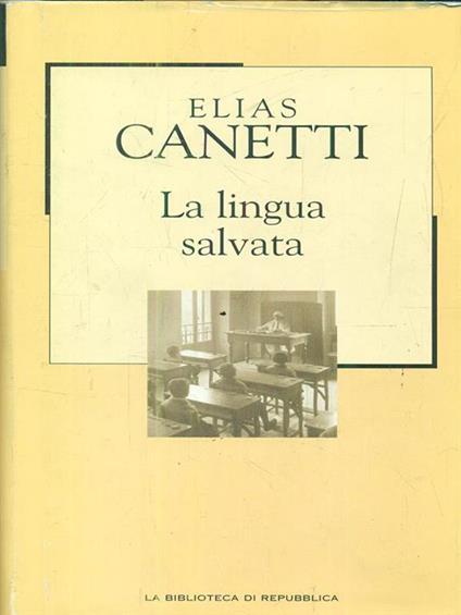 La lingua salvata - Elias Canetti - copertina