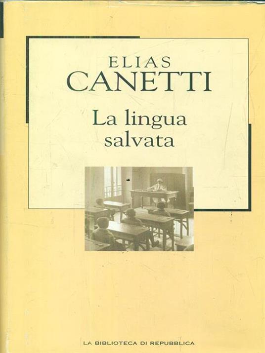 La lingua salvata - Elias Canetti - copertina