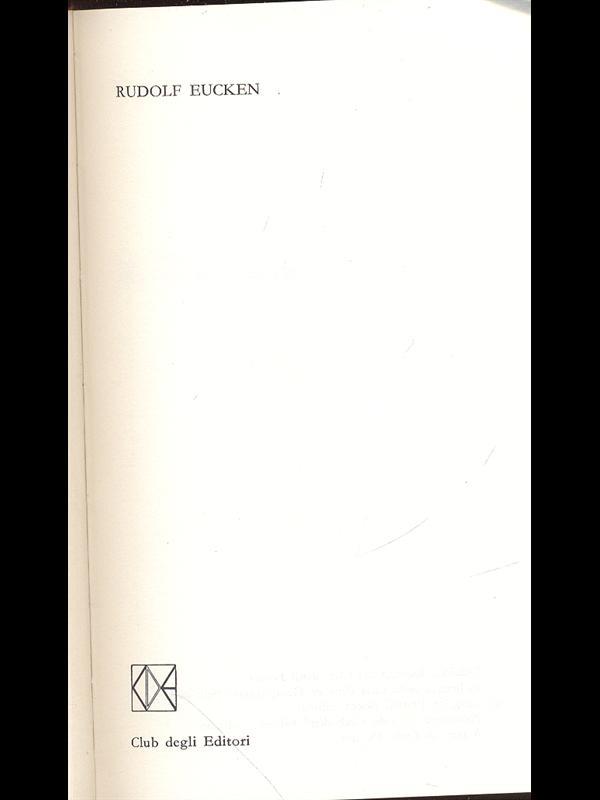 Rudolf Eucken Premio Nobel 1908