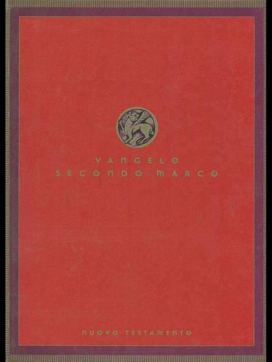 Vangelo secondo Marco - copertina