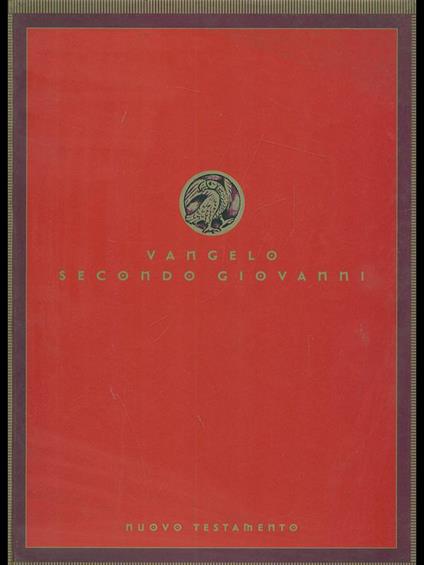 Vangelo secondo Giovanni - Nuovo testamento - copertina