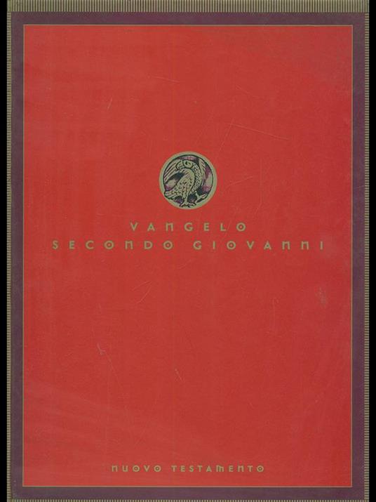 Vangelo secondo Giovanni - Nuovo testamento - copertina