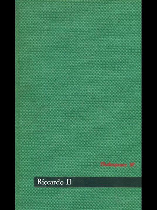 Riccardo II - William Shakespeare - copertina