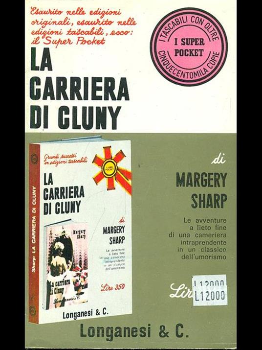 La carriera di Cluny - Margery Sharp - copertina
