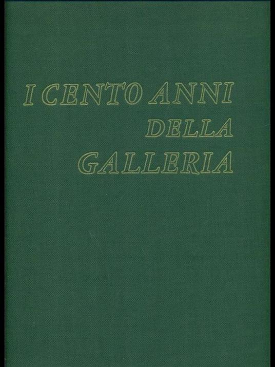 I cento anni della galleria - copertina