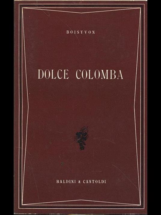 Dolce colomba - Lucien Boisyvon - copertina